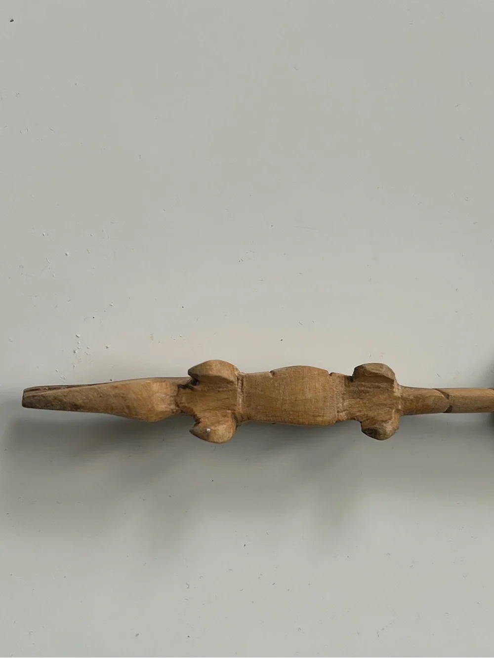 Hand-Carved Wooden Spoon - Brown